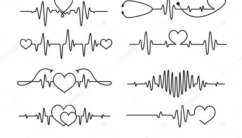 Tatuaż linii pulsu (EKG): symbolika, znaczenie i inspiracje